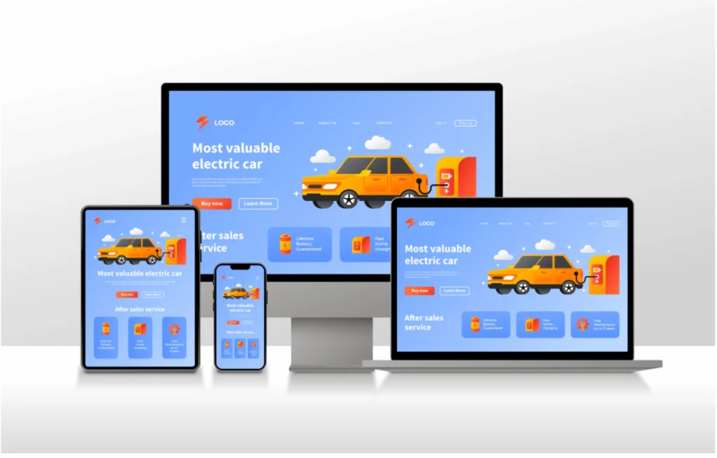 responsive web design for every device.